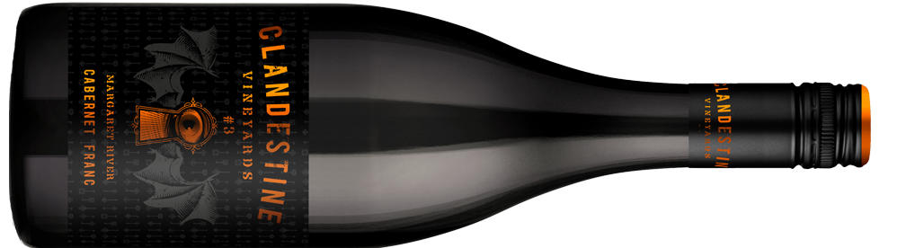 Clandestine Vineyards #3 Cabernet Franc Bottle